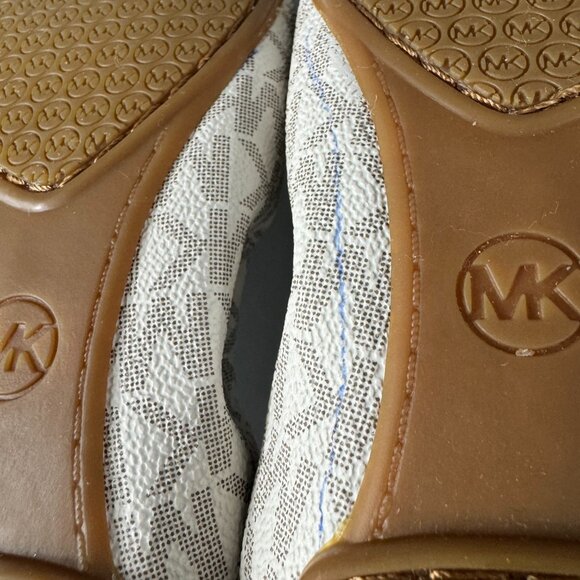 New MICHAEL MICHAEL KORS Juliette Logo Ballet Flat, Size 10 M - Picture 12 of 16